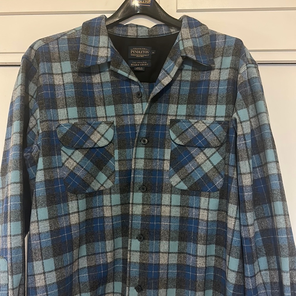 Pendleton board shirt in surf plaid